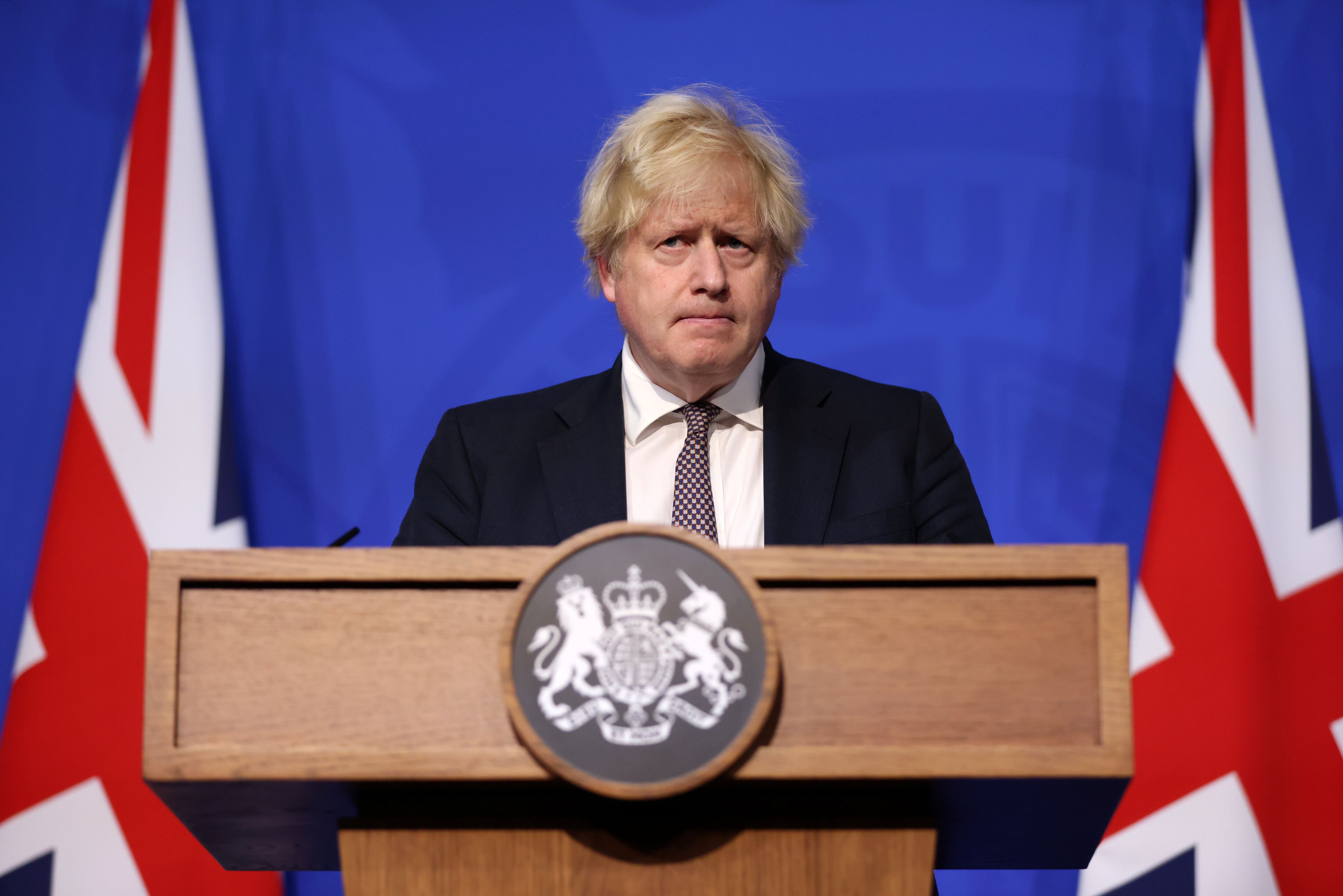 El primer ministro británico, Boris Johnson (Hollie Adams/Pool via REUTERS)
