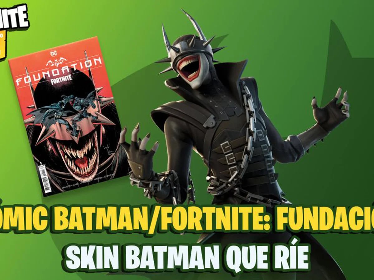 Cómic Batman x Fortnite: cómo obtener skin 'Batman que Ríe' - Infobae