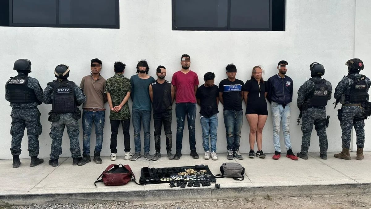 Detienen a nueve del Cártel de Sinaloa en Zacatecas, uno de ellos es originario de EEUU