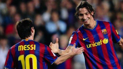 A pesar de no haber tenido un gran paso en Barcelona siempre demostró su admiración por Messi.