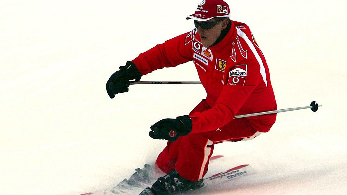  Michael Schumacher se convirtió en un eximio esquiador (AP)