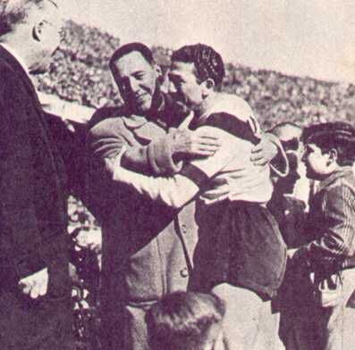 Juan Domingo Perón en el Monumental, 1953