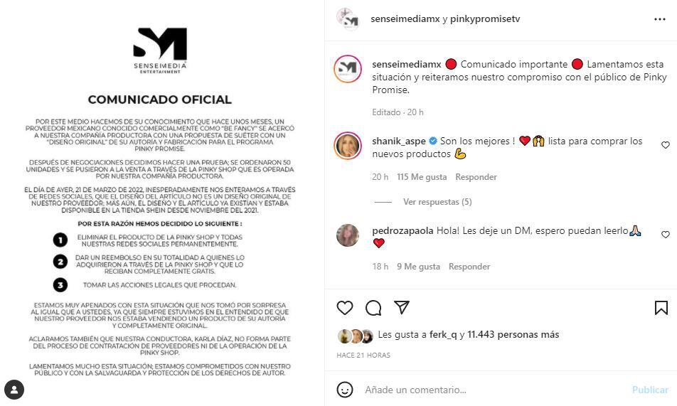 (لقطة شاشة: @senseimediamx /Instagram)