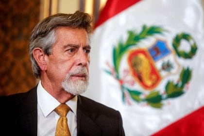 El presidente interino de Perú, Francisco Sagasti