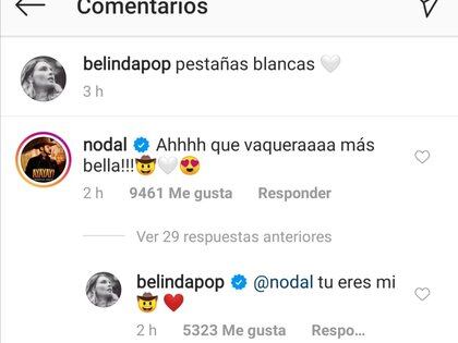 El mensaje con el que Belinda respondió a su novio (Foto: instagram)