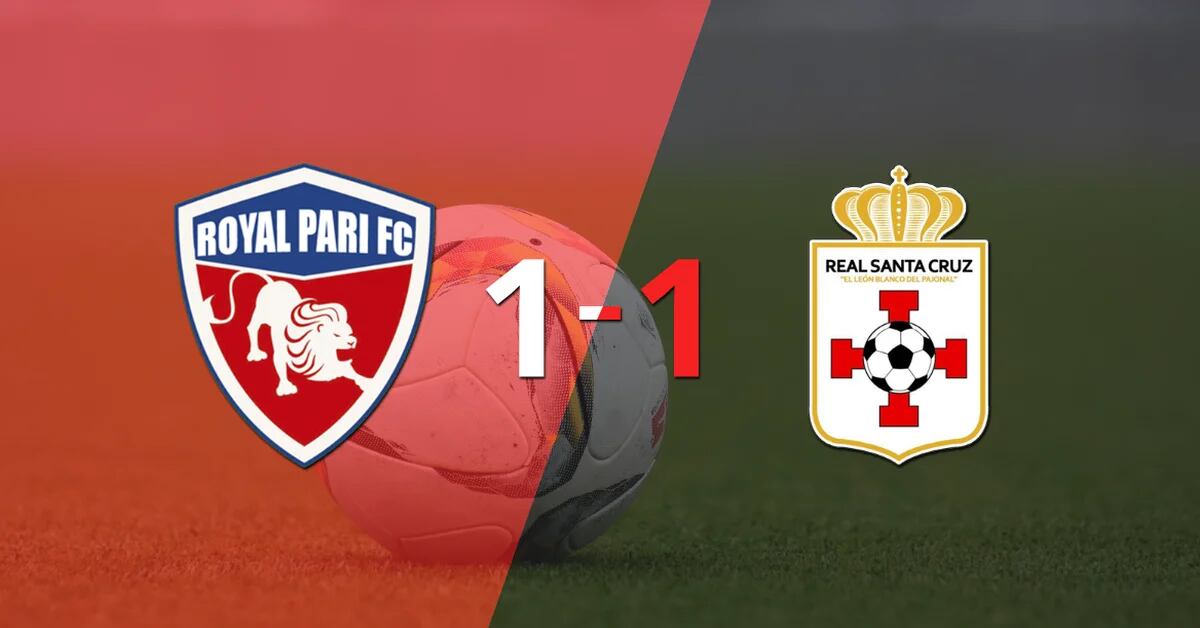 Royal Pari could not with Real Santa Cruz and they equalized without goals