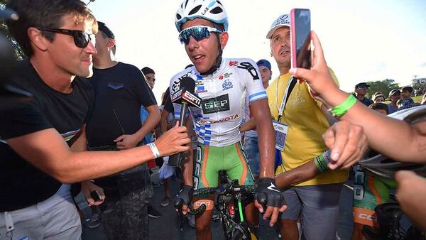 Gonzalo Najar dio positivo en la Vuelta a San Juan (@CyclingBoomer)
