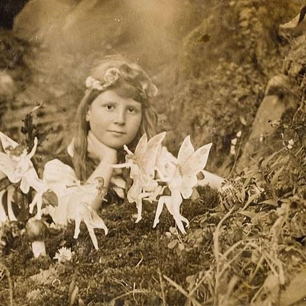 2007: Phyllis Bacon's Fairy Photo  Duende real, Fotos de hadas reales,  Fotos de duendes