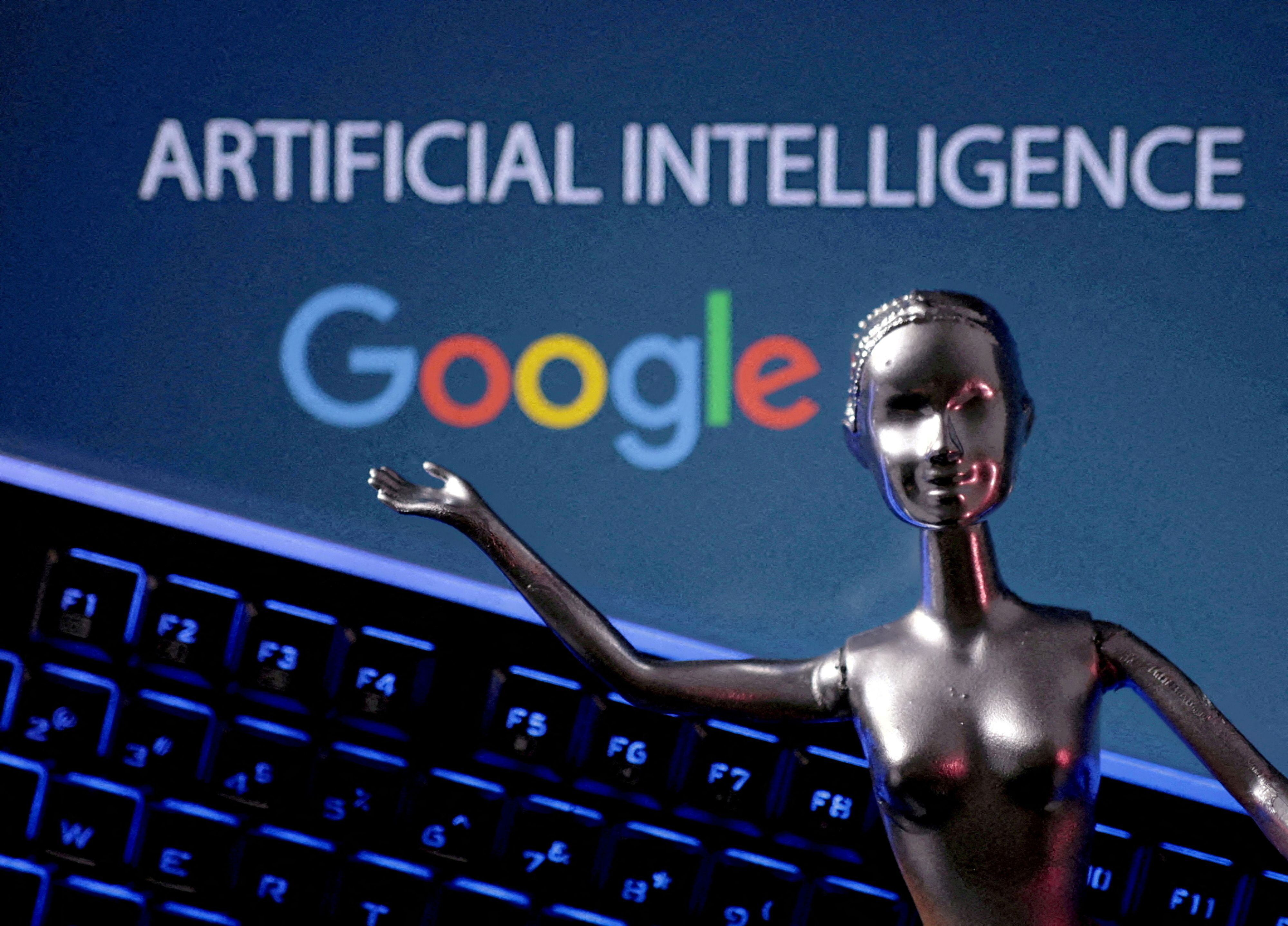 La IA jugó un papel clave para que Google y Alphabet aumentaran su valor.  REUTERS/Dado Ruvic/Illustration/File Photo