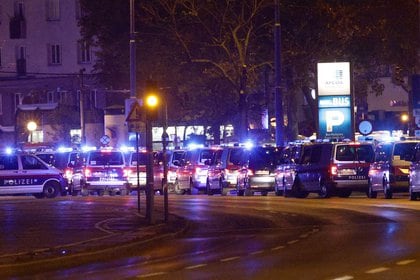 Coches de policía en el centro de Viena (Foto: REUTERS / Lisi Niesner)