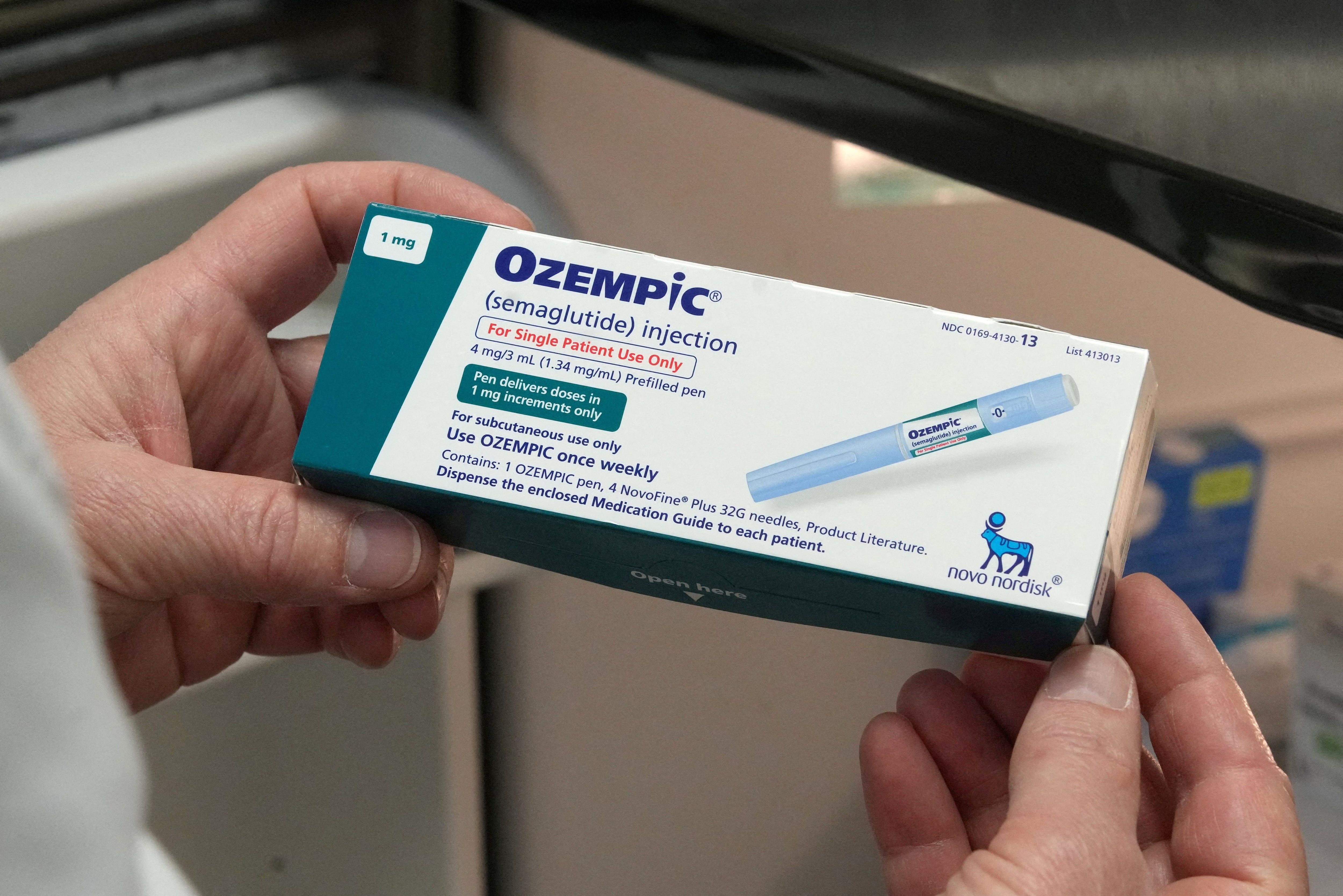 La semaglutida se comercializa en dos presentaciones: Ozempic™ para el tratamiento de la diabetes (en dosis de 0,25, 0,5 y 1 miligramo) y Wegovy™ (semaglutida 2,4 miligramos) indicado para el sobrepeso y la obesidad en mayores a 18 años (REUTERS)