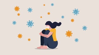 En una encuesta realizada en Australia, la angustia psicológica fue mayor entre las personas con trastornos del estado de ánimo autoinformados que entre los que no los tenían. (Shutterstock)