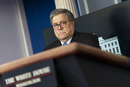 William Barr, fiscal general de EEUU (Chris Kleponis / Polaris)