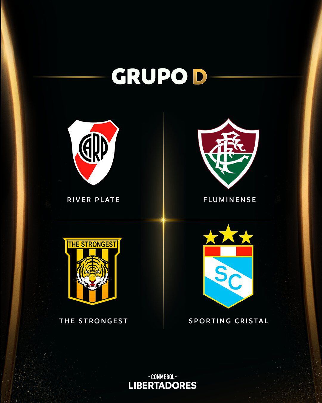 Así quedó conformado el grupo D de la Copa Libertadores.