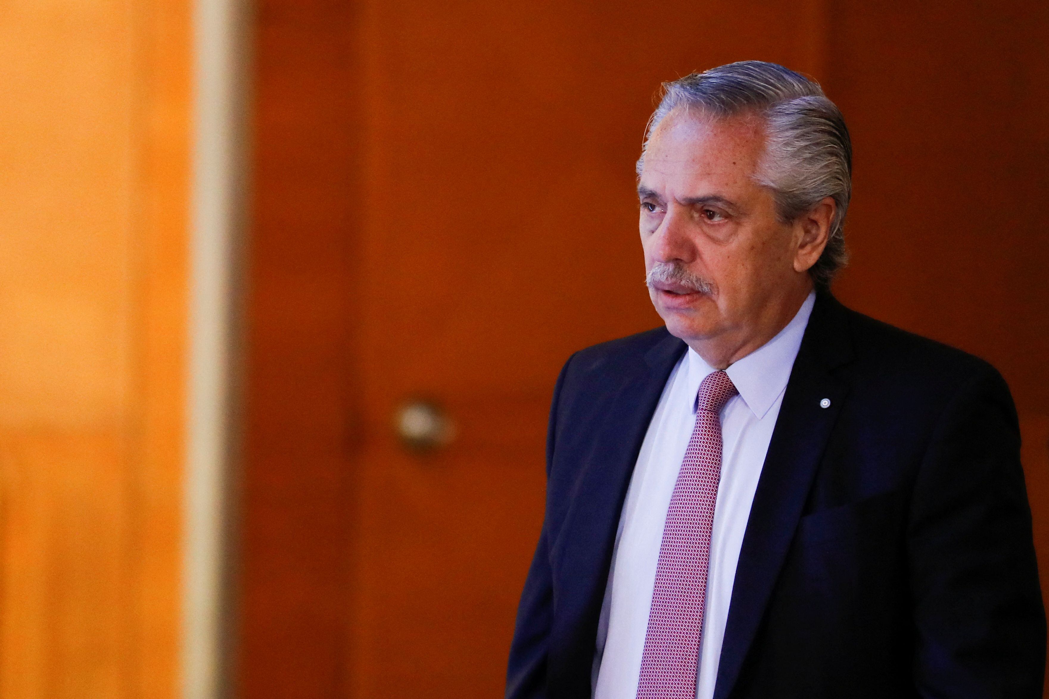 Alberto Fernández tendrá seis encuentros bilaterales a lo largo de la mañana de hoy (REUTERS/Agustin Marcarian)