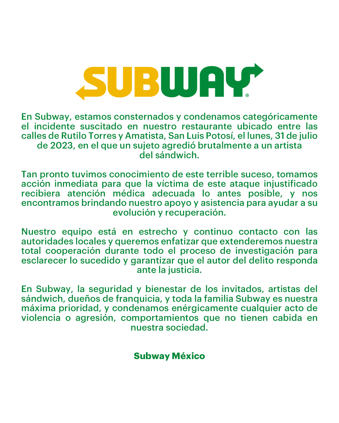 (Twitter/@subwaymexico)