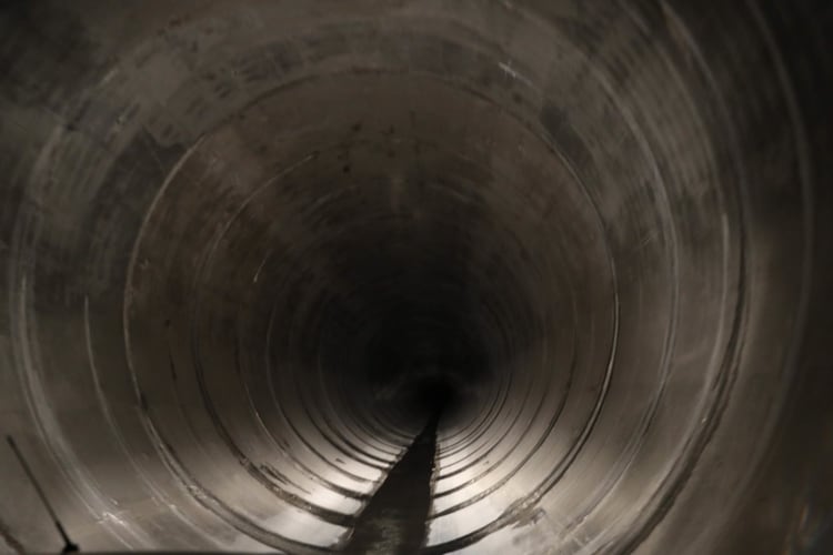 Conagua anunció que se encuentra listo el Túnel Emisor Oriente (TEO), que reforzará el drenaje de la Zona Metropolitana, la obra inicia en los límites de la Ciudad de México y el Estado de México y termina en el río el Salto, Hidalgo. (FOTO: CUARTOSCURO)