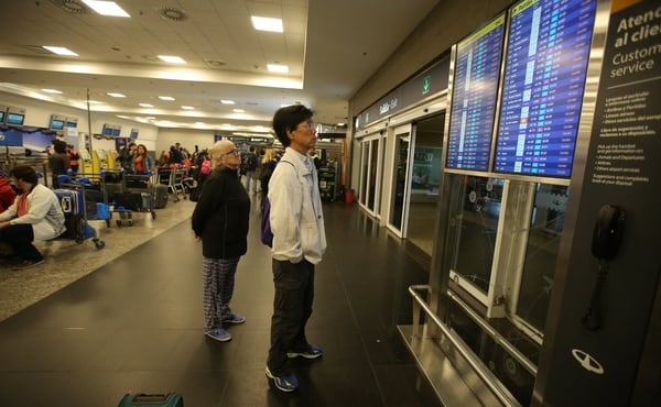 Solo de Aerolíneas Argentinas fueron cancelados 57 vuelos