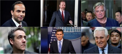 Por ahora, la mayoría de los asociados a Trump que han sido condenados fueron indultados por el presidente. Solo dos quedaron afuera de los perdones: Michael Cohen y Rick Gates, quienes sí cooperaron con los investigadores y declararon contra el mandatario (Reuters)