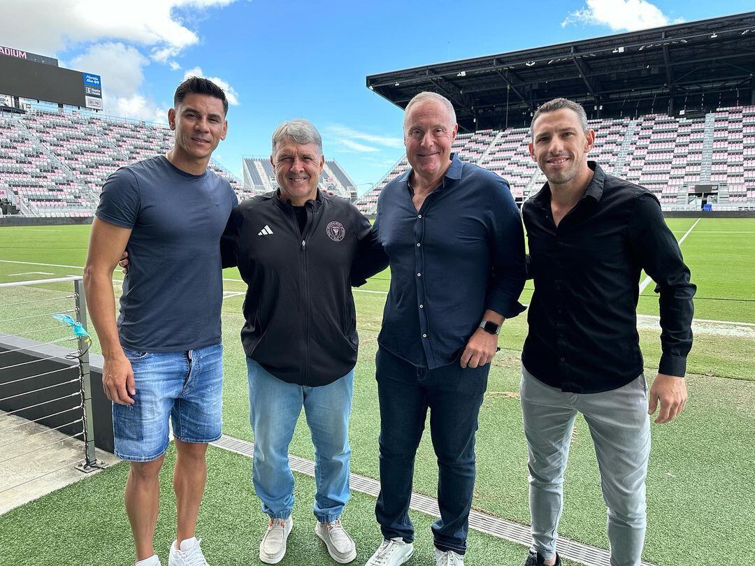 Maxi Rodríguez visitó en los últimos días al Tata Martino y Messi en Inter Miami