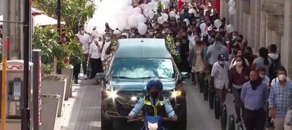 Despedida de Sofía Cadavid en Rionegro, Antioquía.  Foto: Caracol News.