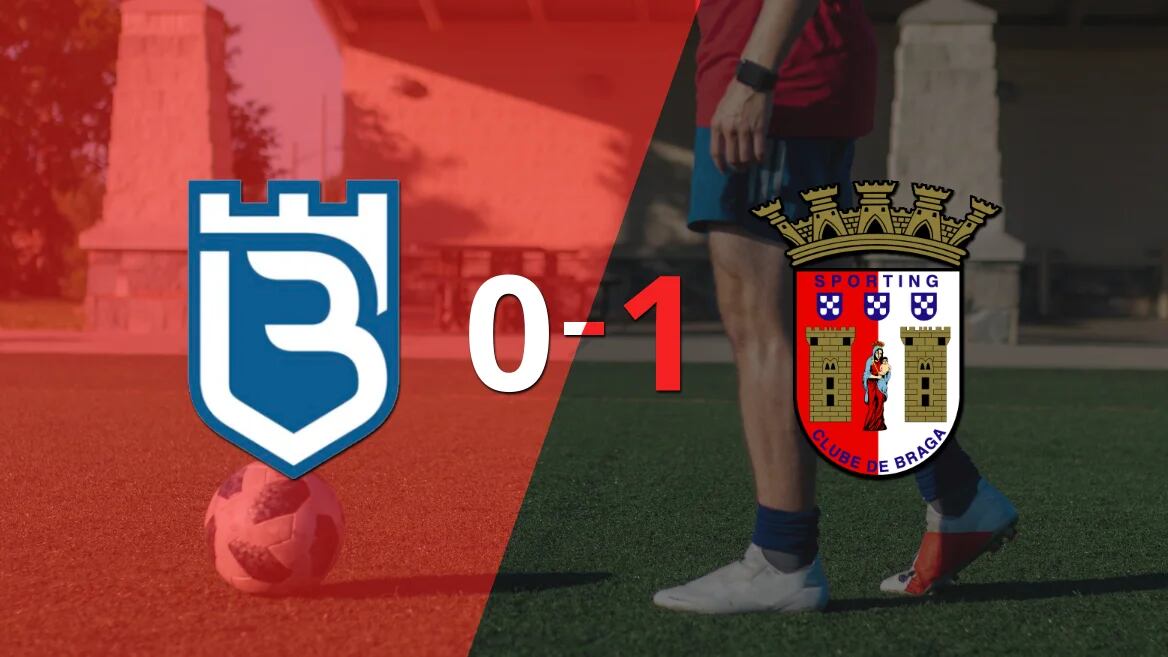Por la mínima diferencia, SC Braga se quedó con la victoria ante Belenenses en el estadio Nacional de Portugal