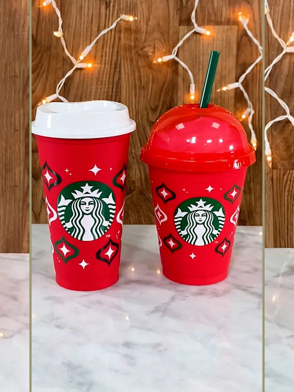 Starbucks regalará estos vasos rojos navideños reusables el 10 de