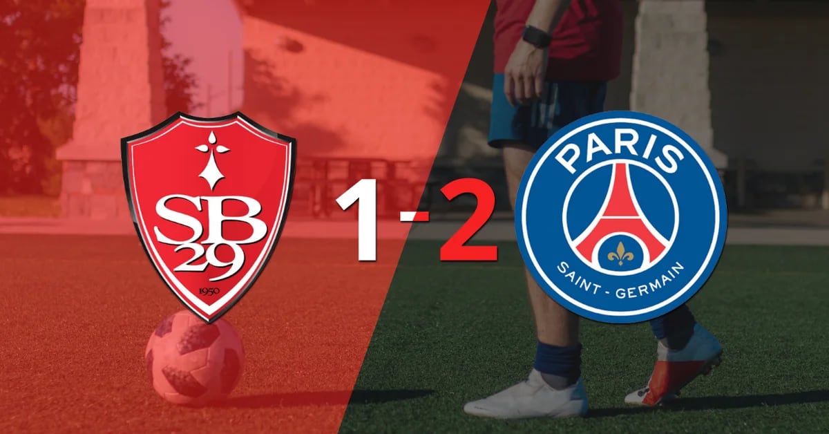 PSG won 2-1 at Stade Brestois