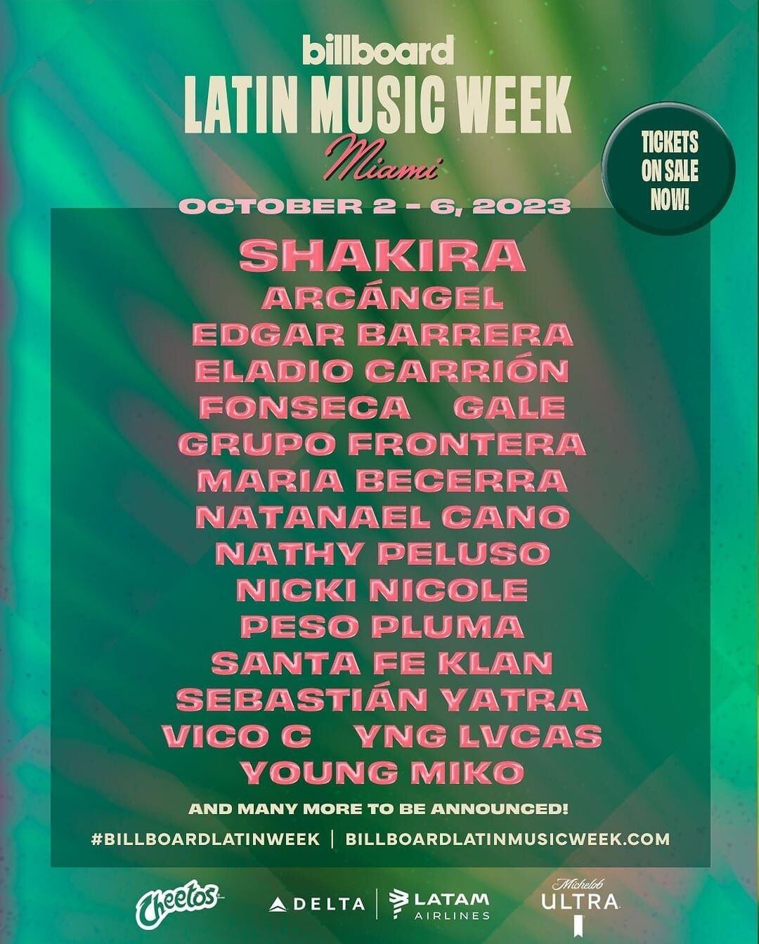 Artistas y ejecutivos se reúnen en el Faena Forum, Miami, para cinco días de interacción musical. (@leilacobo/Instagram)