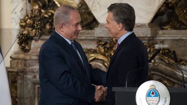 Netanyahu y Macri (Adrián Escandar)