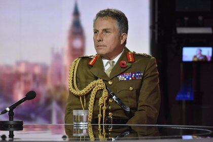 El General Nick Carter, jefe del estado mayor de defensa durante una entrevista en la BBC (Jeff Overs/BBC via REUTERS)