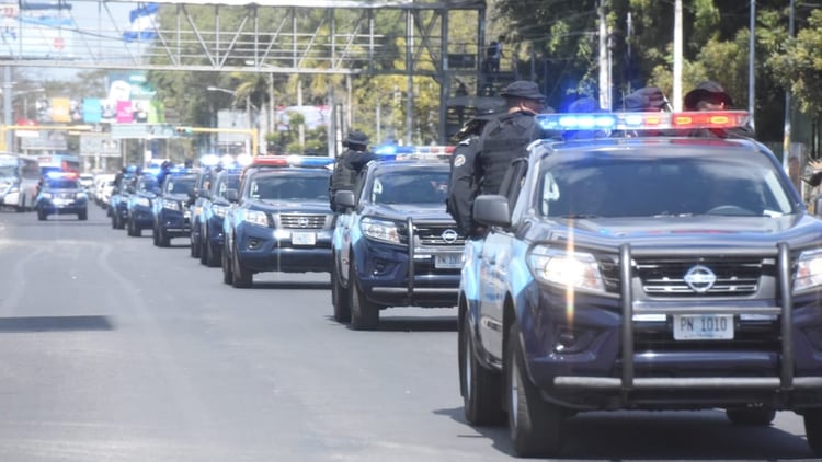 Oficiales de policía en Nicaragua