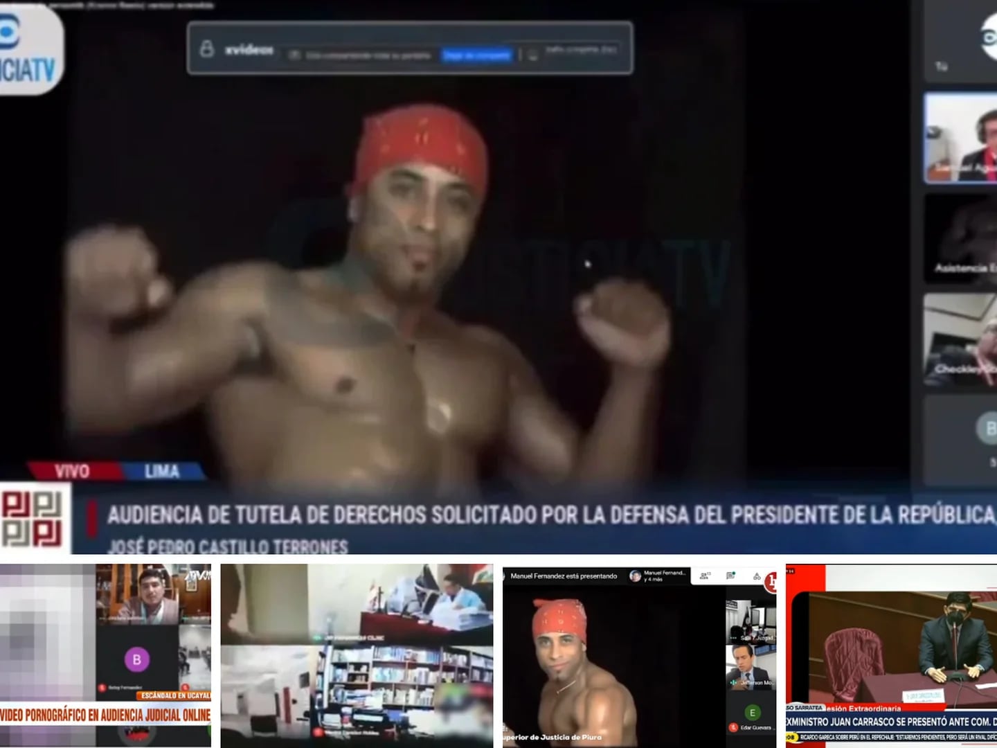 Ricardo Milos y las veces que videos explÃ­citos y audios se filtraron en  audiencias virtuales de PerÃº - Infobae