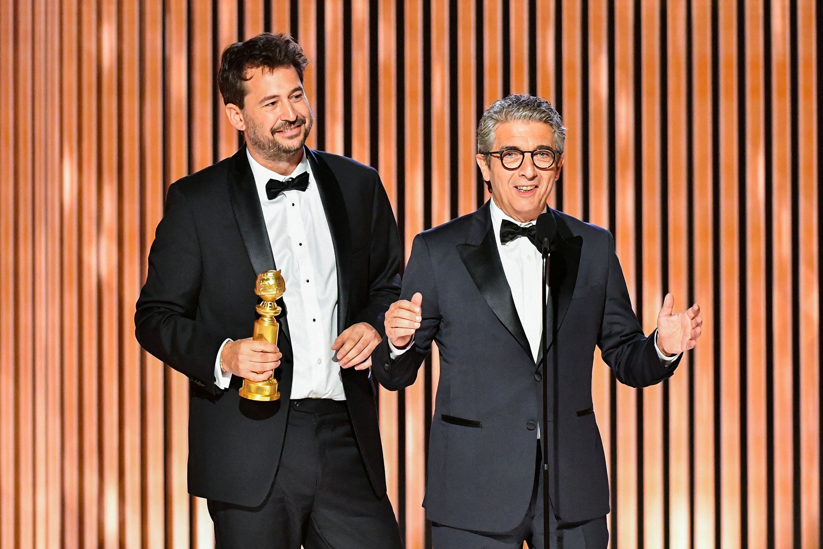 El momento en que Ricardo Darín agradece el premio y saludo a los argentinos