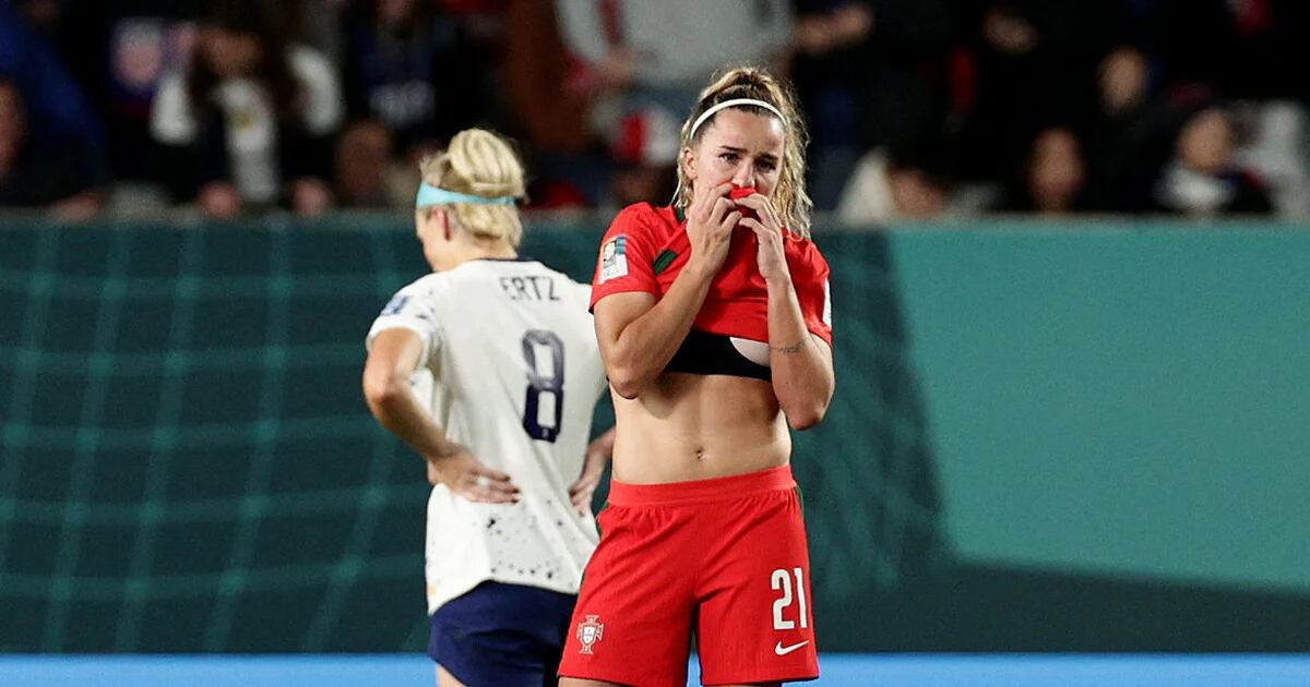 O chute final de Portugal que acertou a trave e quase eliminou os Estados Unidos do Mundial Feminino