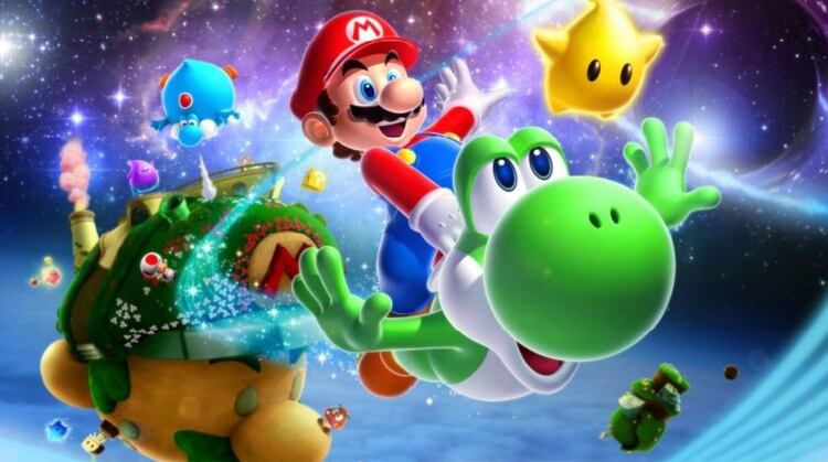 Los hermanos Mario y Luigi tiene aventuras intergalácticas en su objetivo por rescatar a la princesa de las garras de Bowser.