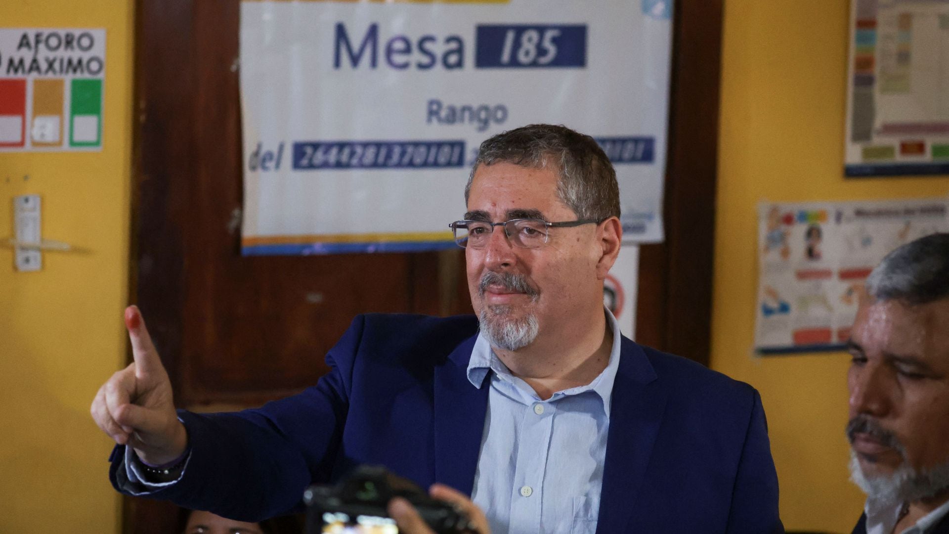 Bernardo Arévalo, presidente electo de Guatemala. (REUTERS/Pilar Olivares)