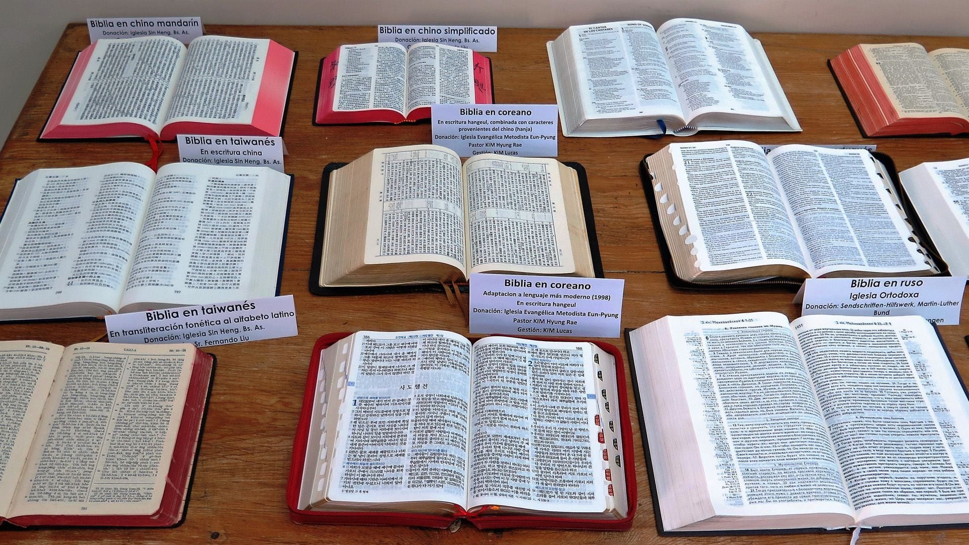 El evangelio y las lecturas son pasajes de la Biblia. (René Krüger) 