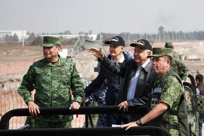 El aeropuerto Felipe Ángeles de Santa Lucía se encuentra en construcción en una base militar en el Estado de México (Foto: Cuartoscuro)