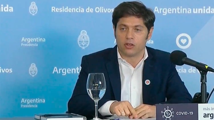 El gobernador de Buenos Aires, Axel Kicillof 