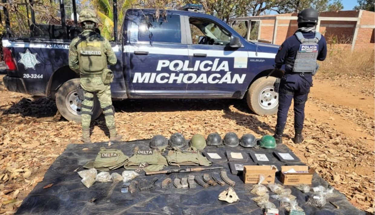 CJNG Aguililla Michoacán (Photo : SSP-Michoacán)