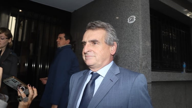 El legislador Agustín Rossi forma parte del encuentro en el PJ (Matías Baglietto)