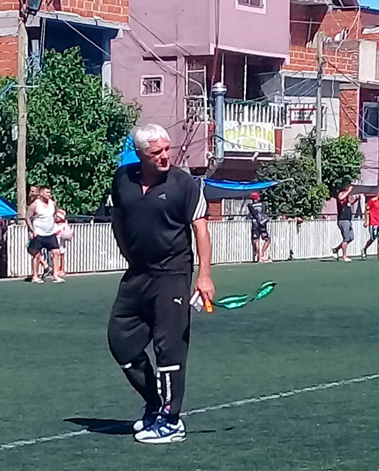 Giuliani en el partido en el que fue detenido. 