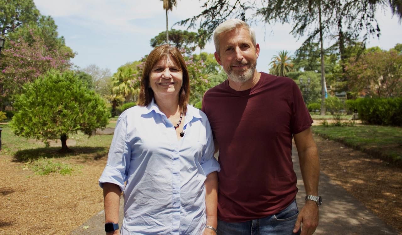 Patricia Bullrich y Rogelio Frigerio 