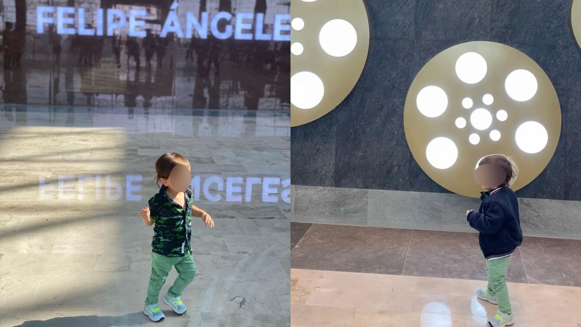 the son of amo and his wife walked through the aifa on the day of its inauguration