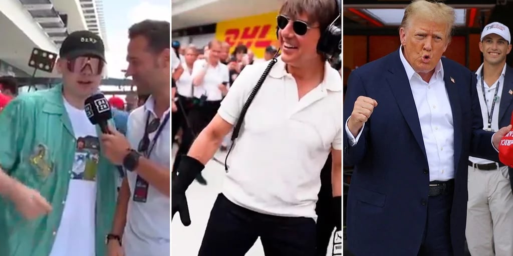 El show de celebridades en el GP de Miami de la Fórmula 1: las sorprendentes intervenciones de Ed Sheeran y Tom Cruise y todo el glamour
