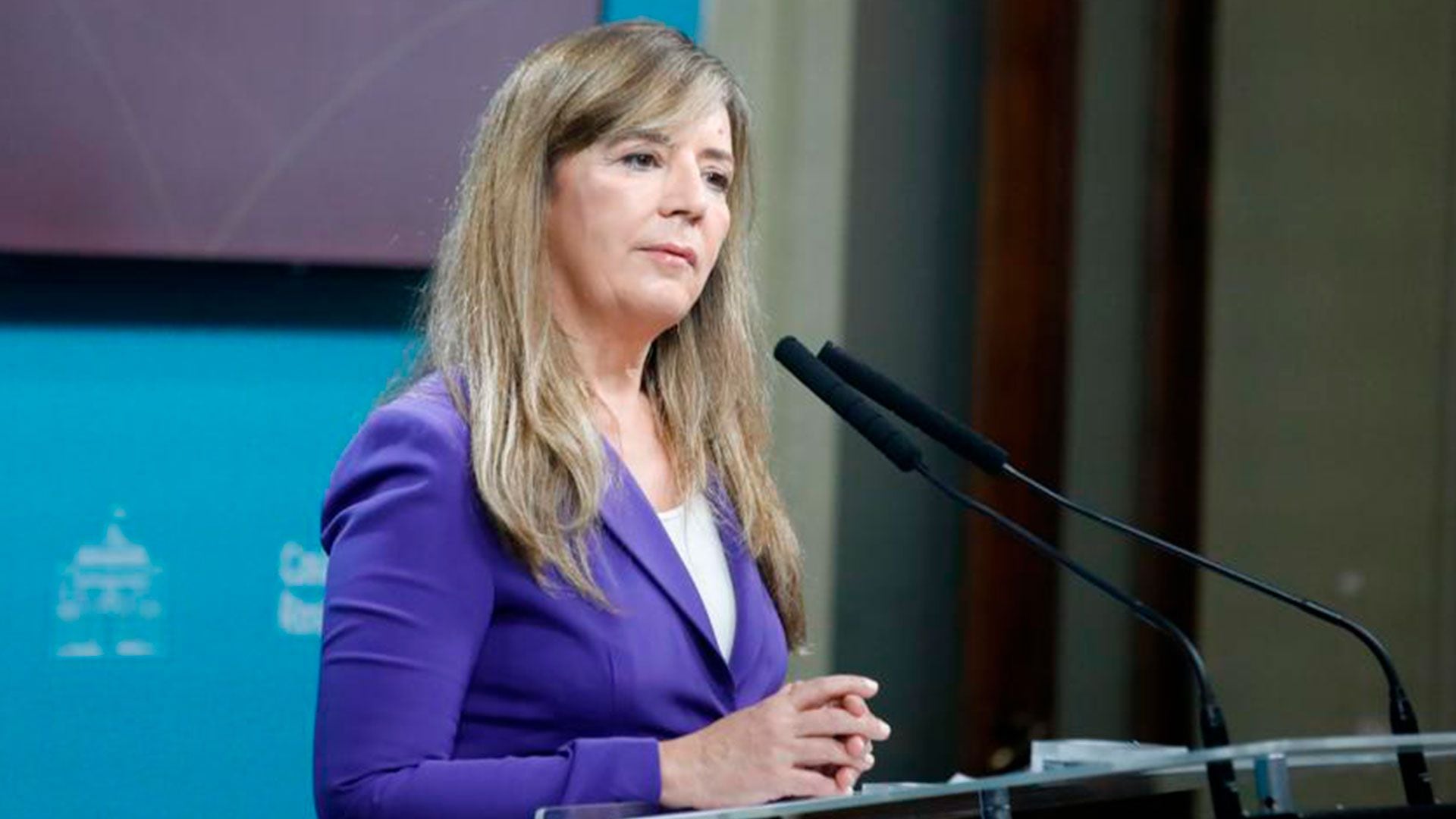 La portavoz Gabriela Cerrutti (Presidencia)