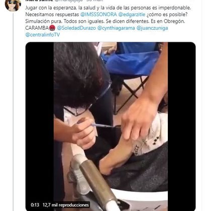 Usuarios de redes sociales hicieron la denuncia (Foto: Twitter)