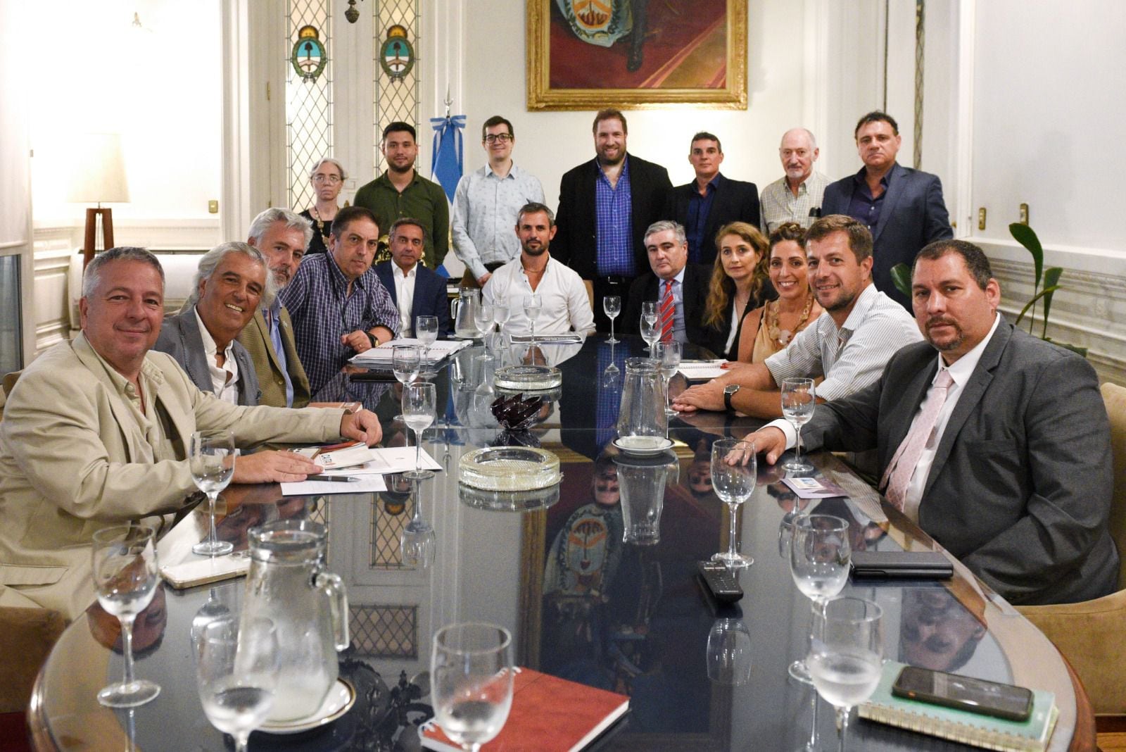 El Comité PEP reunido este sábado con Martín Menem