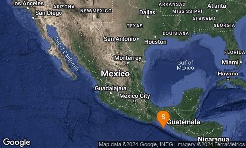 Sismo de 4.0 en Pijijiapan, Chiapas, este viernes 19 de enero a las 04:04:51   Foto: Twitter @SSN